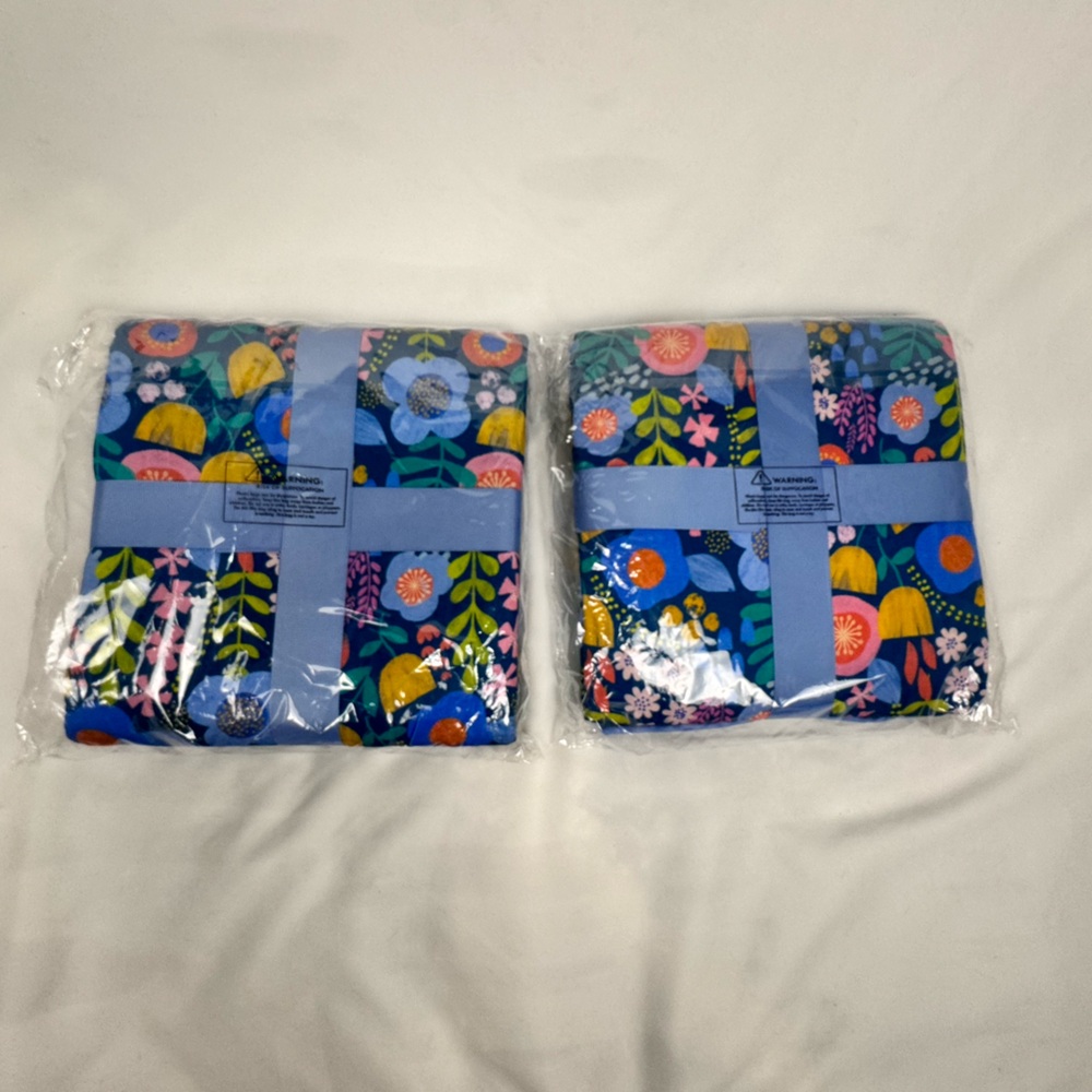 Little Sleepies Folk Floral Large Cloud Blanket - Picture 6 of 8